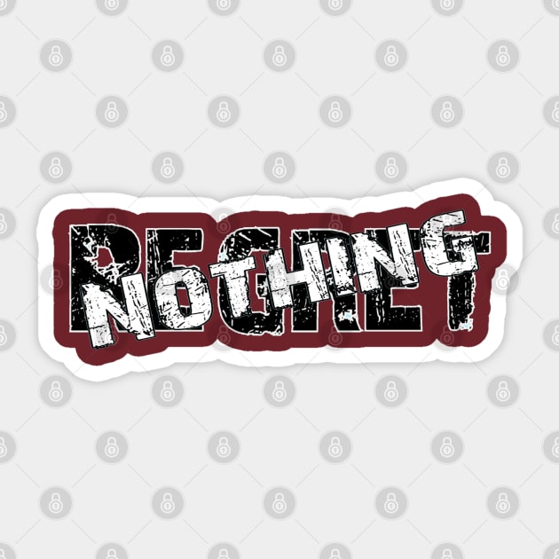 regert nothing Sticker by mohamed705